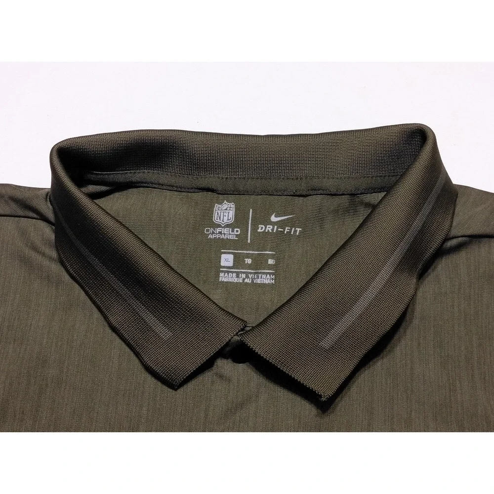 NIKE Tennessee Titans NFL Salute to Service Polo Shirt Green Men's‎ XL